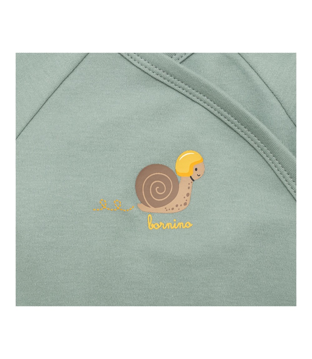 2er-Pack Wickelbodys langarm Ringel Bär