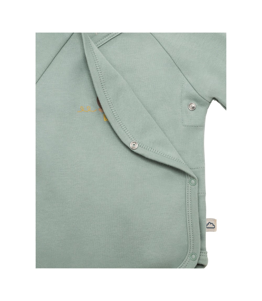 2er-Pack Wickelbodys langarm Ringel Bär