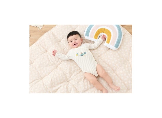 2er-Pack Wickelbodys langarm Ringel Bär