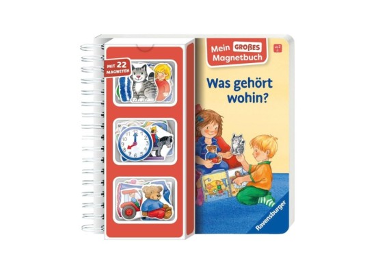 Mein großes Magnetbuch - Was gehört wohin?