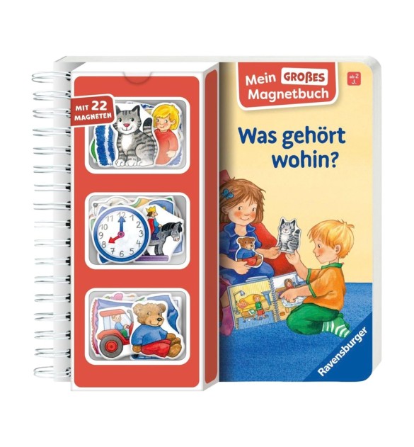 Mein großes Magnetbuch - Was gehört wohin?