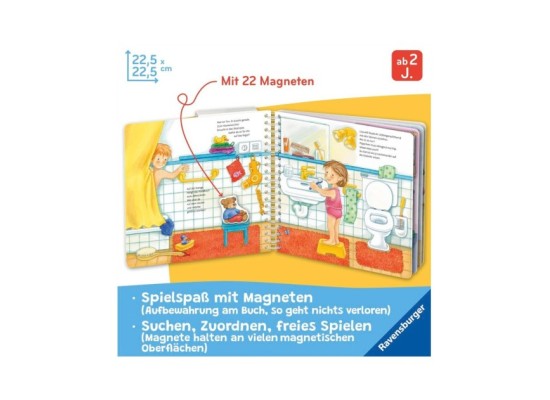 Mein großes Magnetbuch - Was gehört wohin?