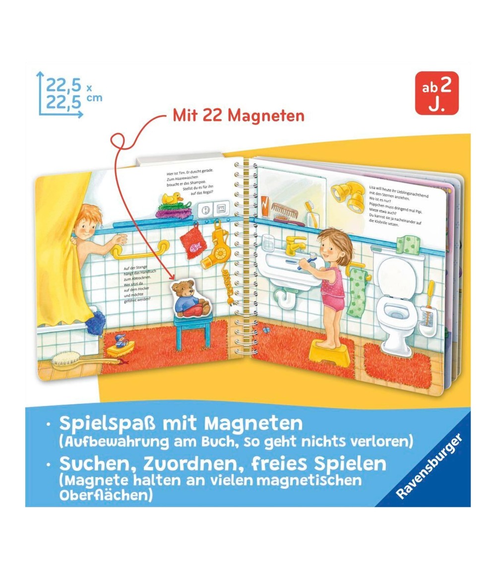 Mein großes Magnetbuch - Was gehört wohin?