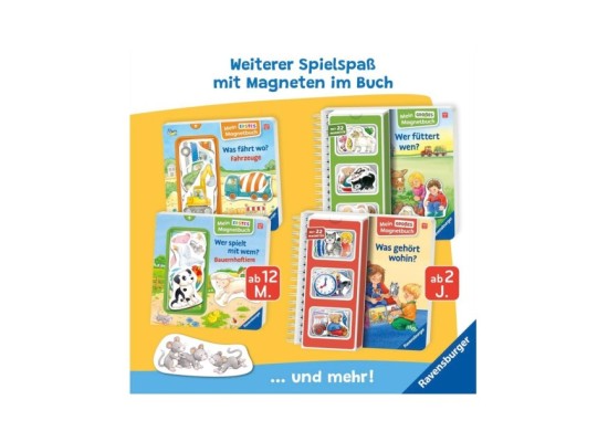 Mein großes Magnetbuch - Was gehört wohin?