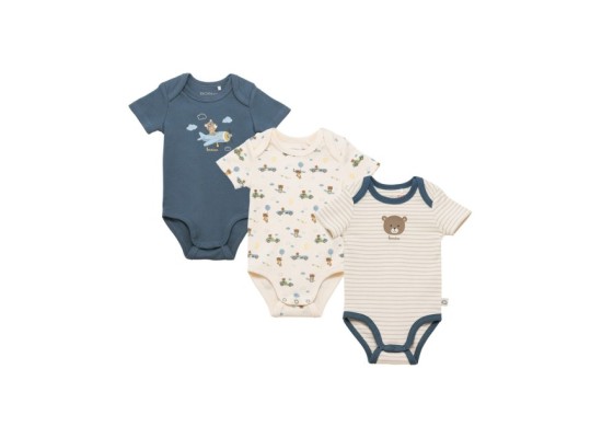 3er-Pack Bodys kurzarm On the road