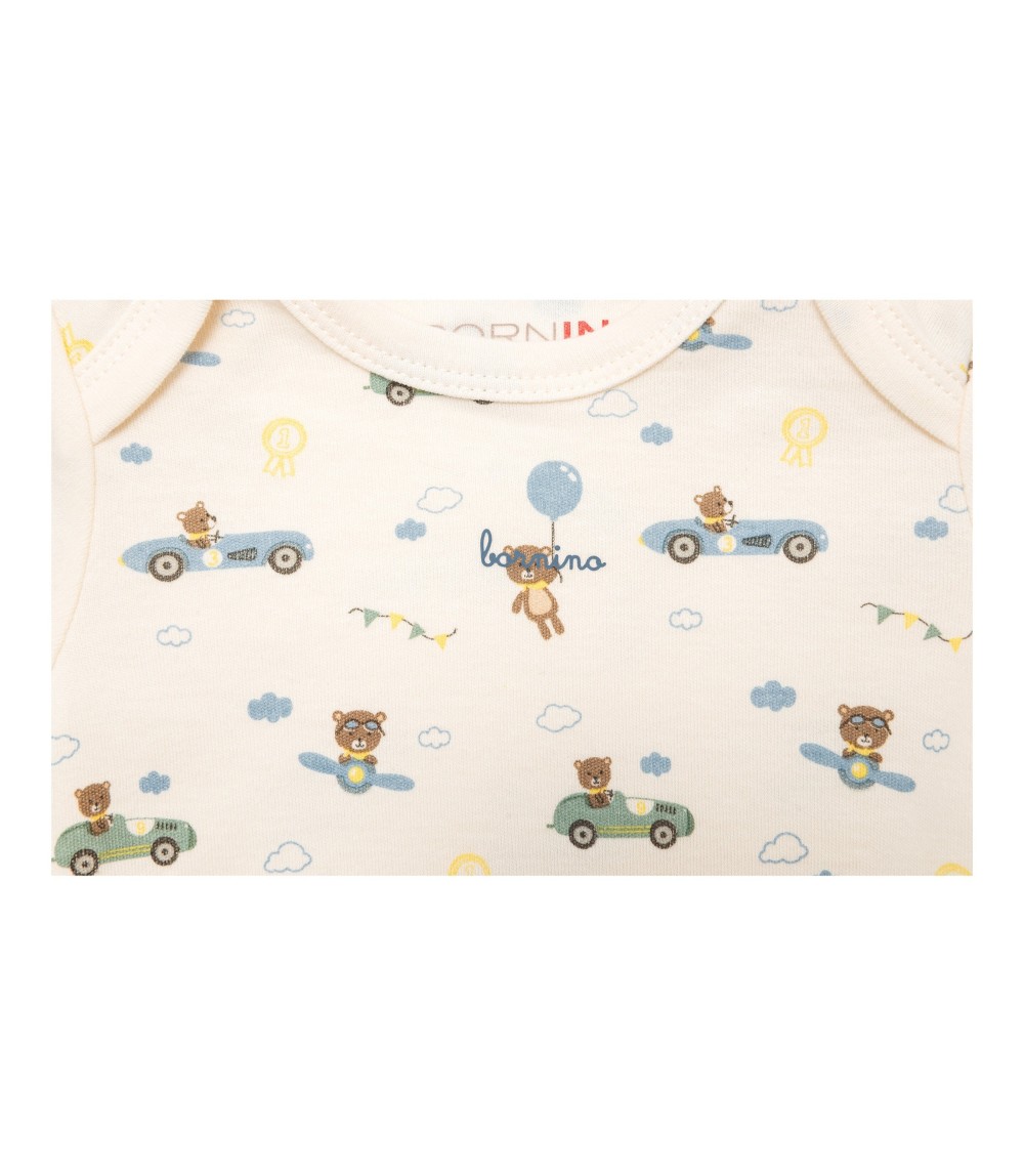 3er-Pack Bodys kurzarm On the road