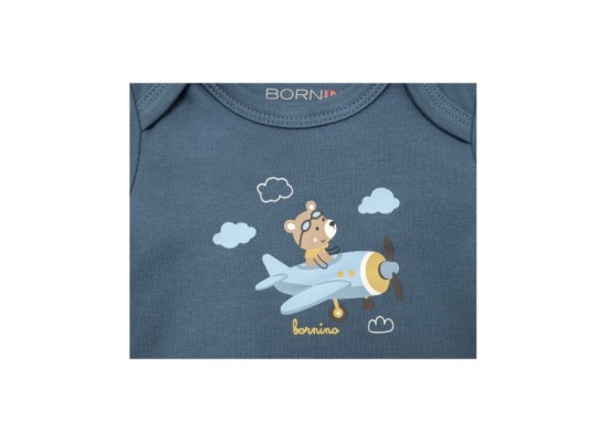 3er-Pack Bodys kurzarm On the road