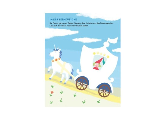 Malbuch Meine allerersten Fingerstempel - Feen und Einhörner