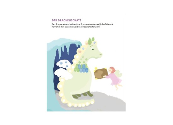 Malbuch Meine allerersten Fingerstempel - Feen und Einhörner