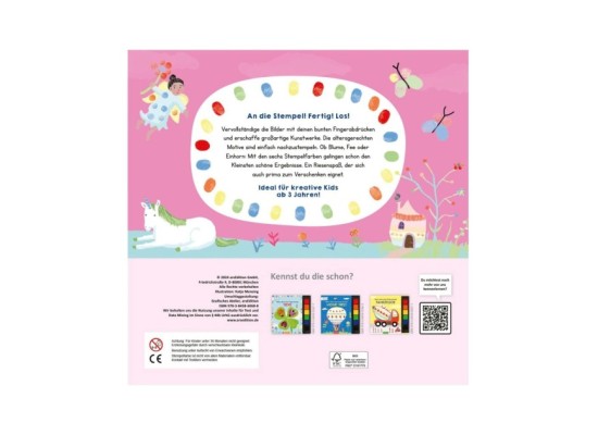 Malbuch Meine allerersten Fingerstempel - Feen und Einhörner