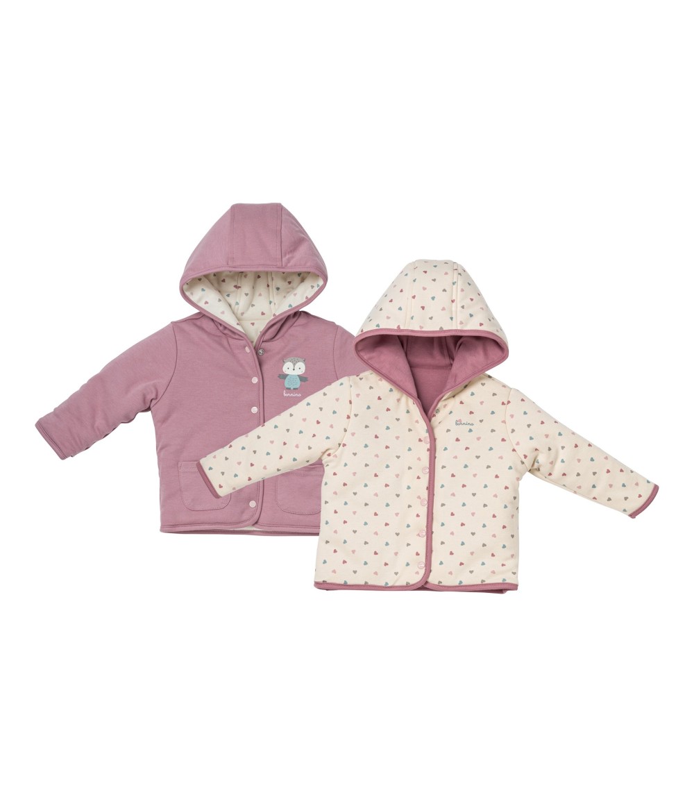 Wendejacke Herzen Eule