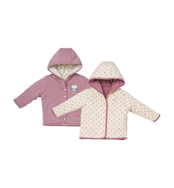 Wendejacke Herzen Eule