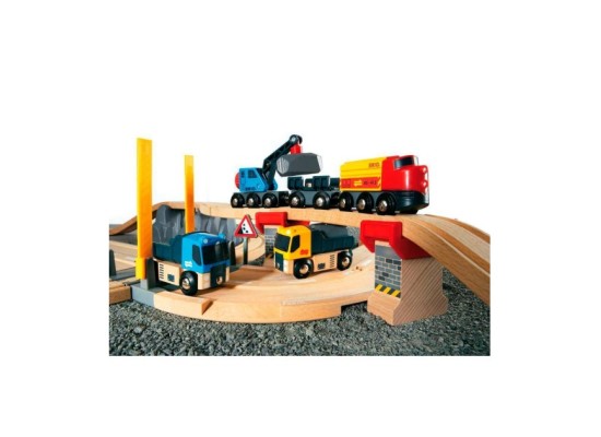 Steinverlade Set, Straßen & Schienen