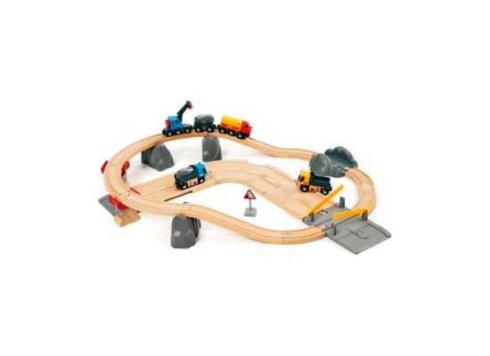 Steinverlade Set, Straßen & Schienen