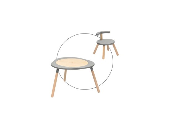 Multifunktionstisch V2 inkl. Holzstuhl