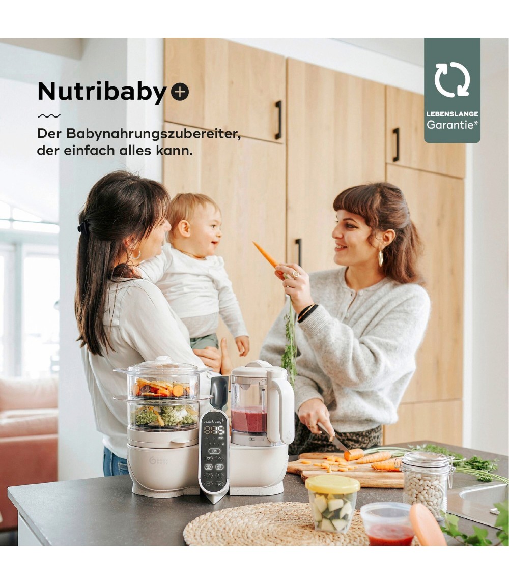 Babynahrungszubereiter und Sterilisator NutribabyPlus
