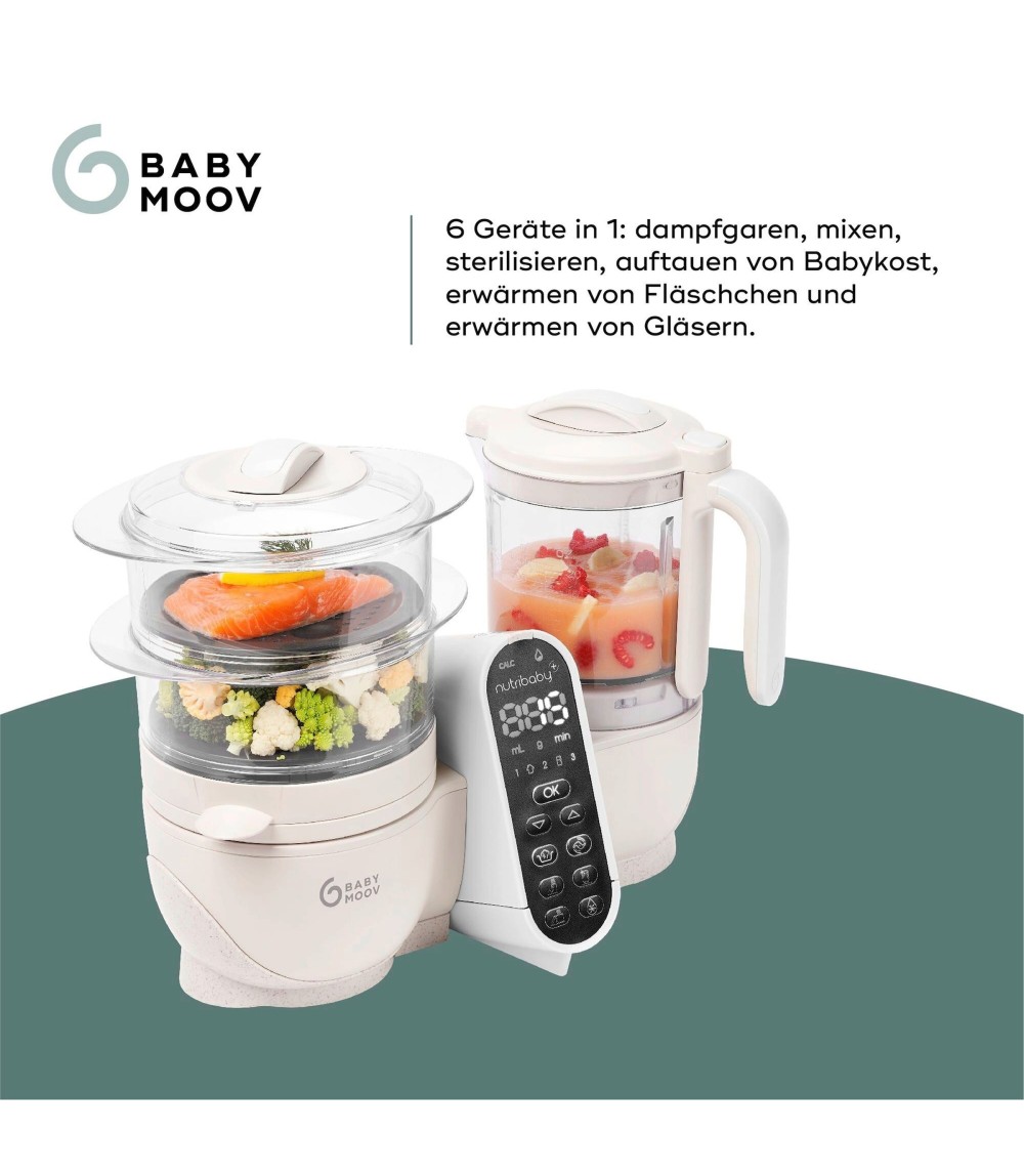 Babynahrungszubereiter und Sterilisator NutribabyPlus