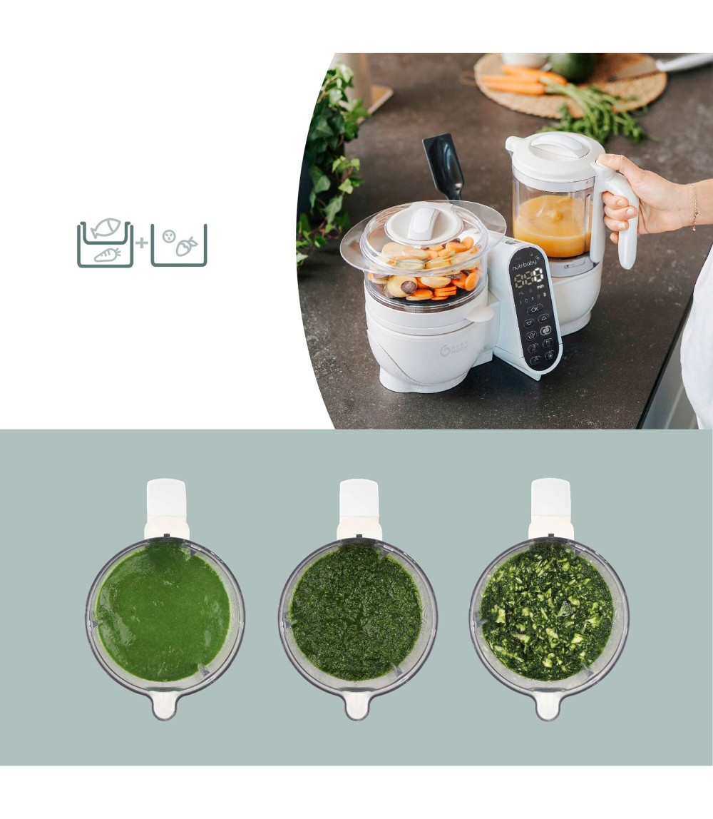 Babynahrungszubereiter und Sterilisator NutribabyPlus