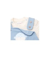 2-tlg. Set Latzhose mit Shirt Kugelfisch