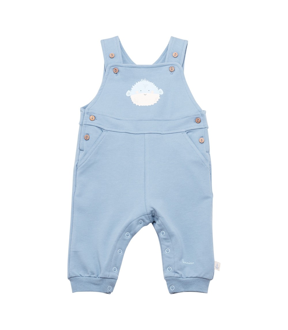 2-tlg. Set Latzhose mit Shirt Kugelfisch