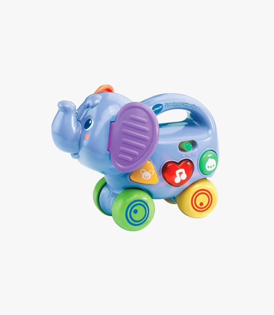 VTech Plastic Push & Play Elephant, Multicolour