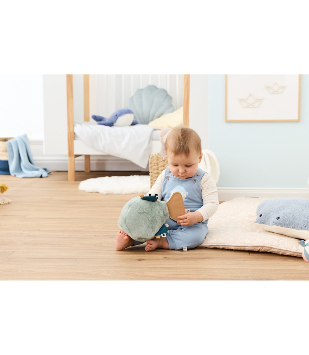 2-tlg. Set Latzhose mit Shirt Kugelfisch