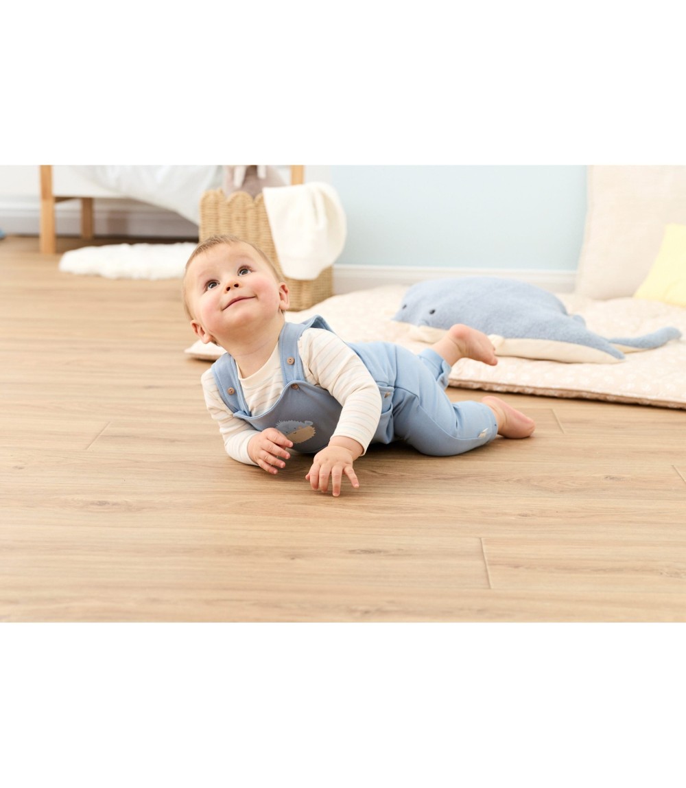 2-tlg. Set Latzhose mit Shirt Kugelfisch