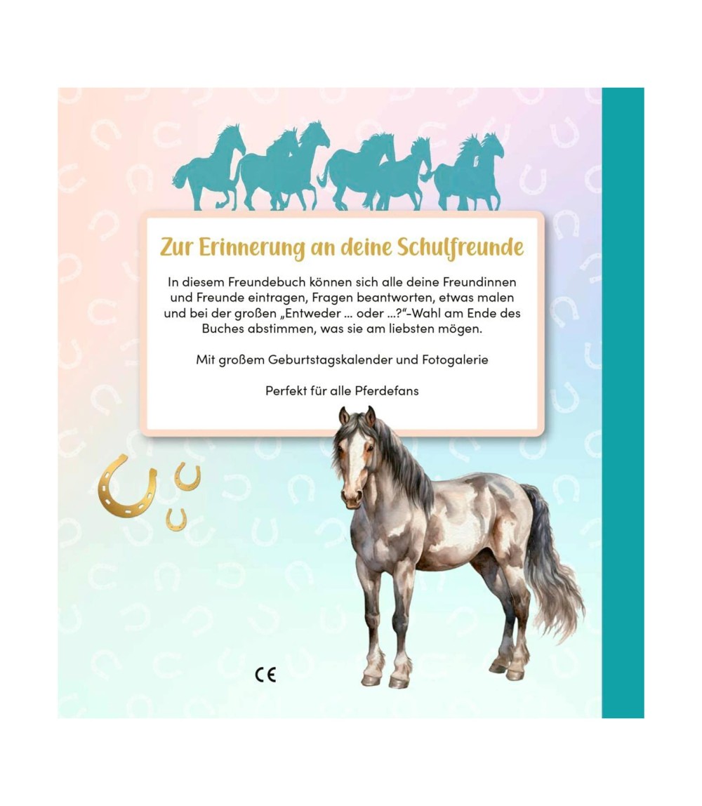 Freundebuch Meine Schulfreunde: Pferde