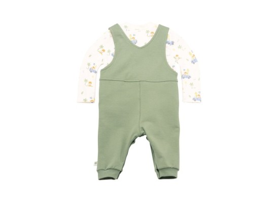 2-tlg. Set Latzhose mit Shirt Sunny Adventure