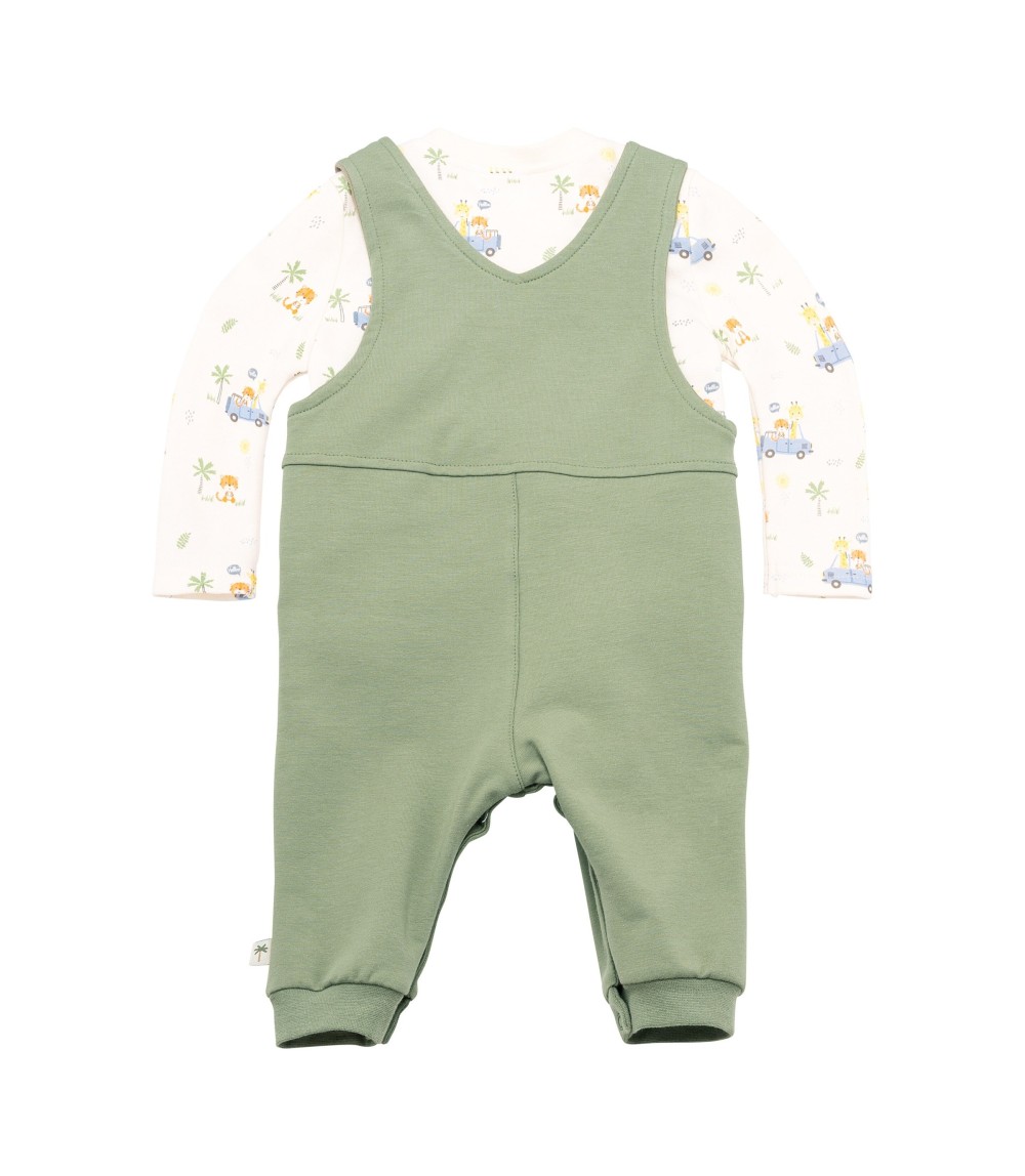 2-tlg. Set Latzhose mit Shirt Sunny Adventure