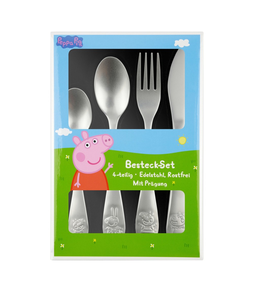 4-tlg. Edelstahl Besteckset