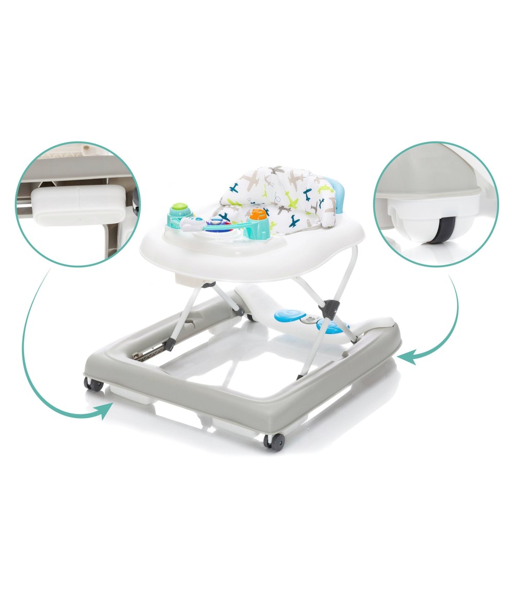 Lauflernhilfe Flugzeug 3in1