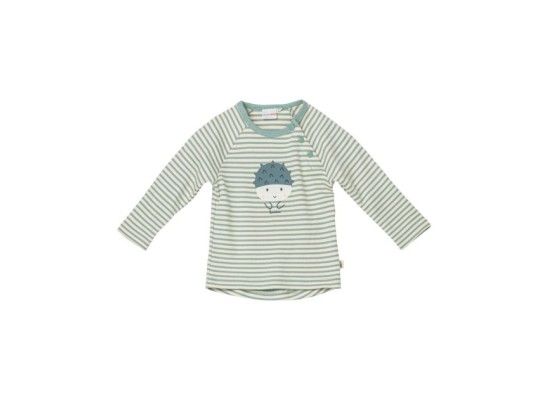 Raglanshirt langarm Ringel Kastanie