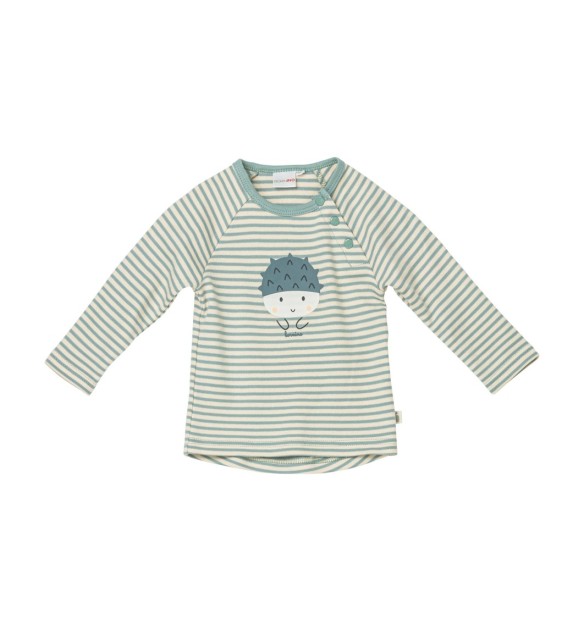 Raglanshirt langarm Ringel Kastanie