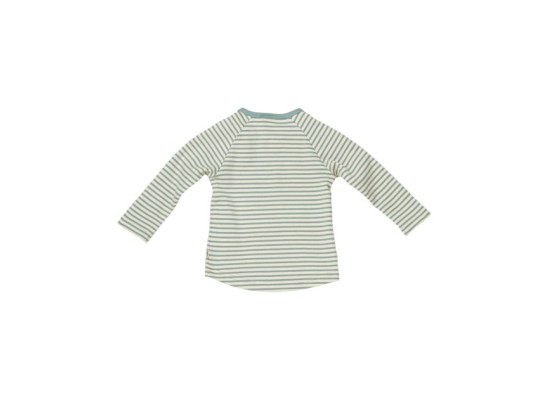 Raglanshirt langarm Ringel Kastanie