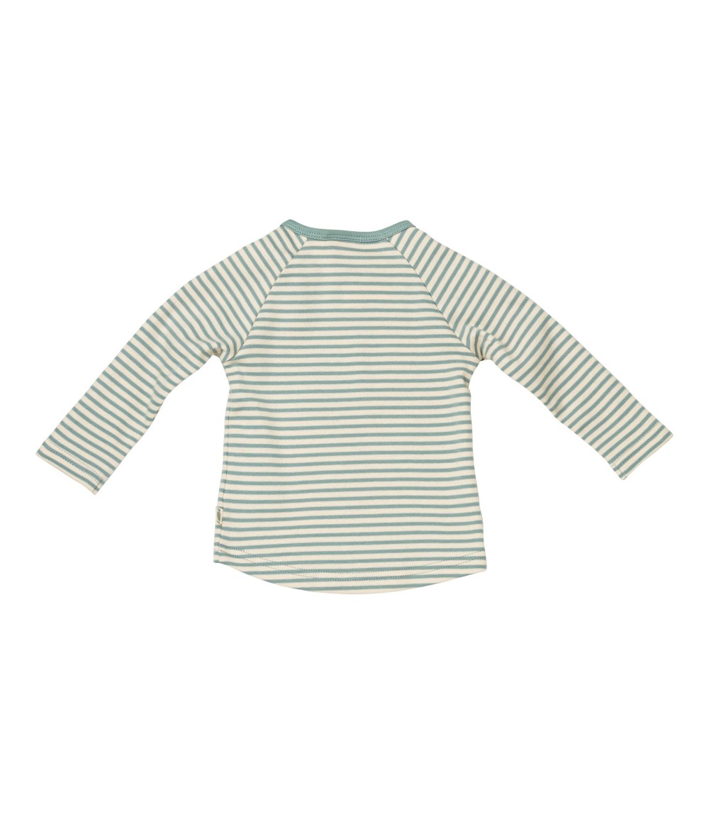 Raglanshirt langarm Ringel Kastanie