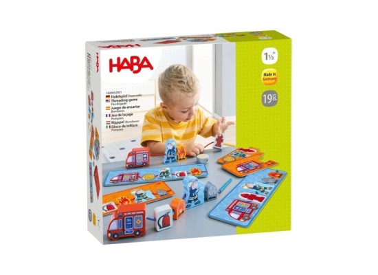 Fädelspiel Feuerwehr