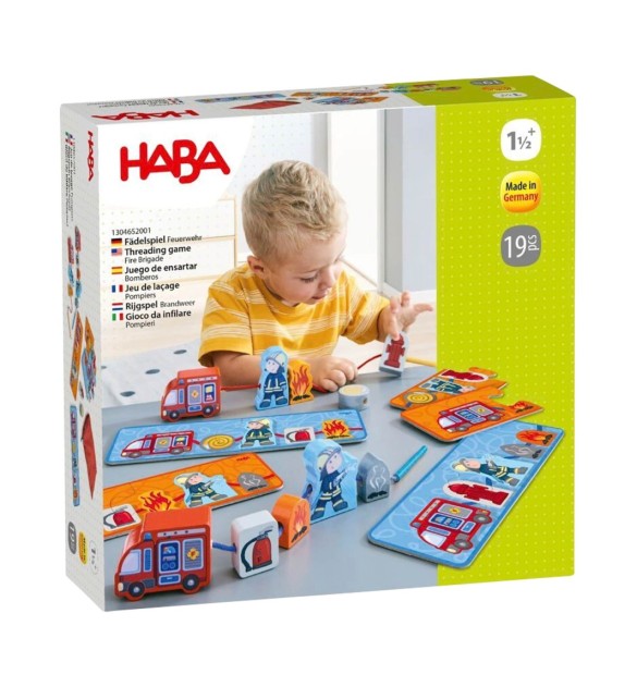 Fädelspiel Feuerwehr
