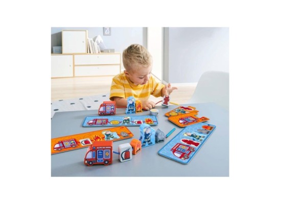 Fädelspiel Feuerwehr