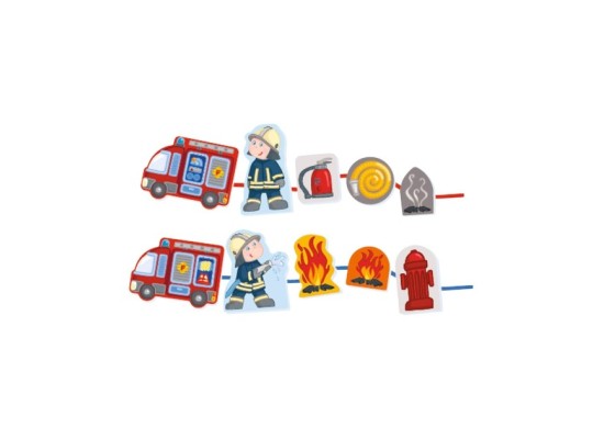 Fädelspiel Feuerwehr