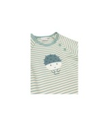 Raglanshirt langarm Ringel Kastanie