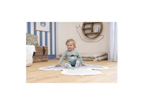 Raglanshirt langarm Ringel Kastanie