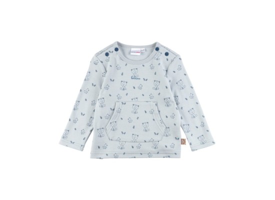 Shirt langarm Tasche Bär Gans