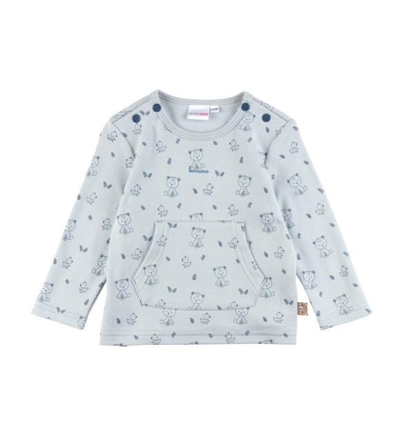 Shirt langarm Tasche Bär Gans