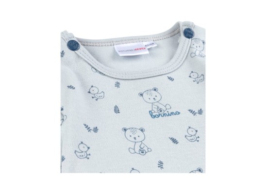 Shirt langarm Tasche Bär Gans