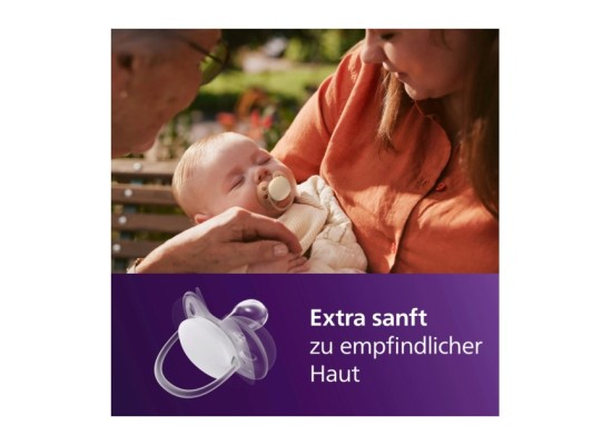 2er-Pack Schnuller ultra soft, 0-6M