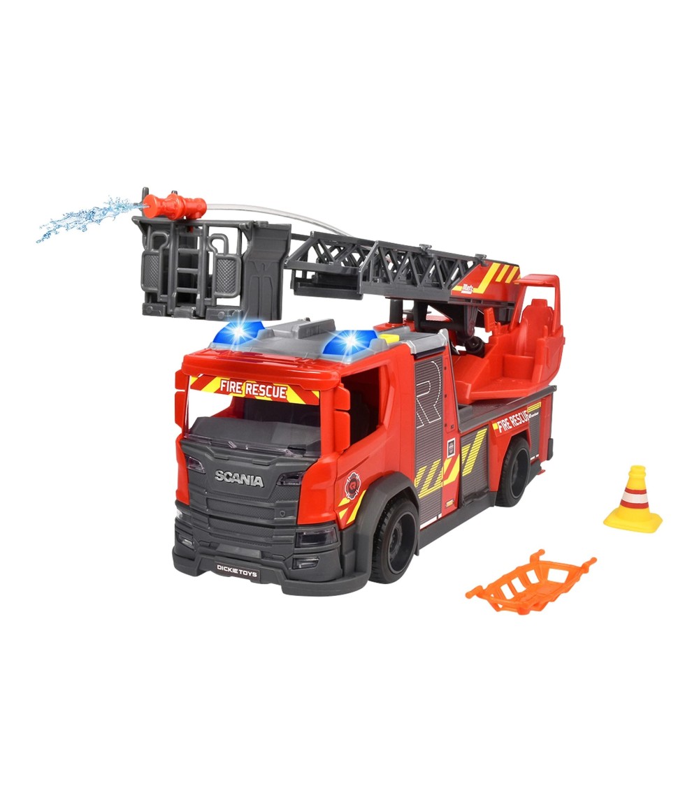 Feuerwehr Scania mit Drehleiter