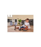 Feuerwehr Scania mit Drehleiter