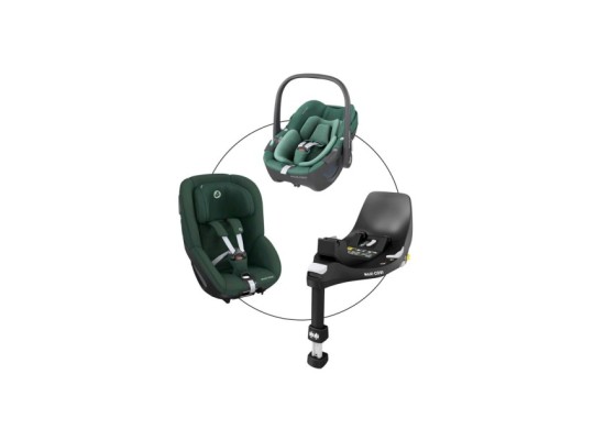 Babyschale Pebble 360 inkl. Kindersitz Pearl 360 und Isofix-Basis FamilyFix 360