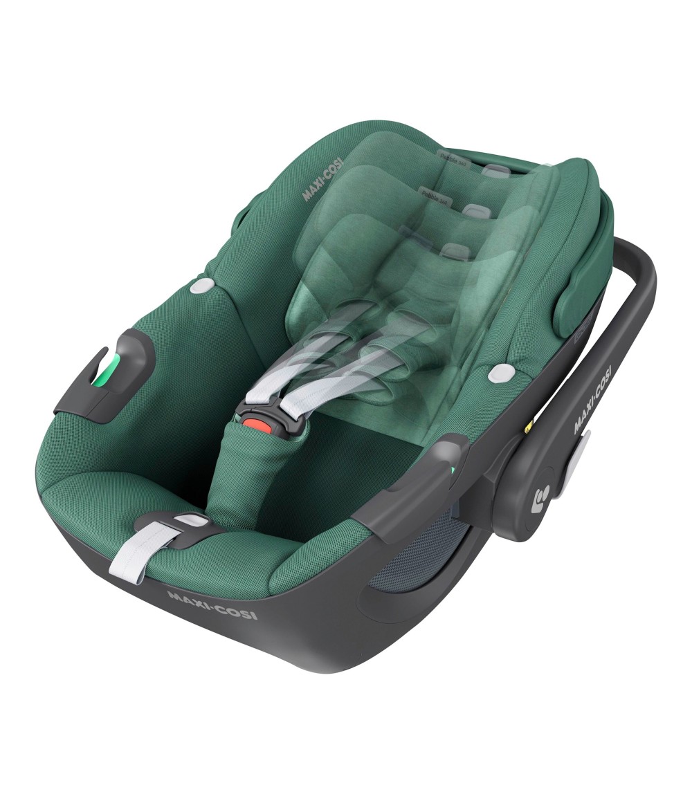 Babyschale Pebble 360 inkl. Kindersitz Pearl 360 und Isofix-Basis Fami